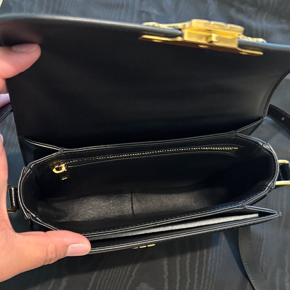 Celine Black Crossbody Bag with Gold Accent - Picture 9 of 10